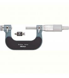Micrómetro externo para roscas de 75-100 mm 0.01 mm (tapones / puntas intercambiables se venden por separado) 126-128 