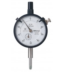 Reloj comparador estándar, de tapa plana. Recorrido  10 mm / 0.01 mm - 2046SB 