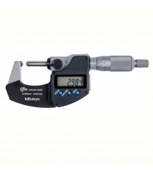 Micrómetro digital externo de 0-25 mm 0,001 mm Para tubos con tope y punta esférica - 395-271-30 