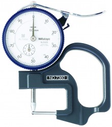 Medidor de espesor manual analógico para Tubos de 10 mm / 0,10 mm - 7360 