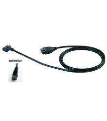 Cable de comunicación plano estándar recto sin botón DATA-2m -905409 