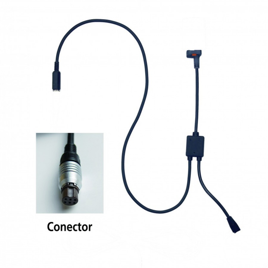 Cable de conexión con entrada de pedal tipo A para U-WAVE (Micrómetro MDC) - 02AZE140E 