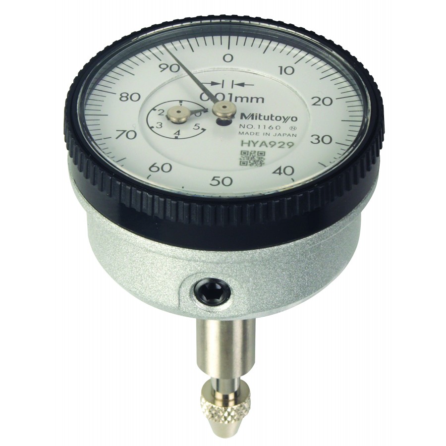 Reloj Comparador con husillo Perpendicular 5 mm 0.01 mm 1160T 