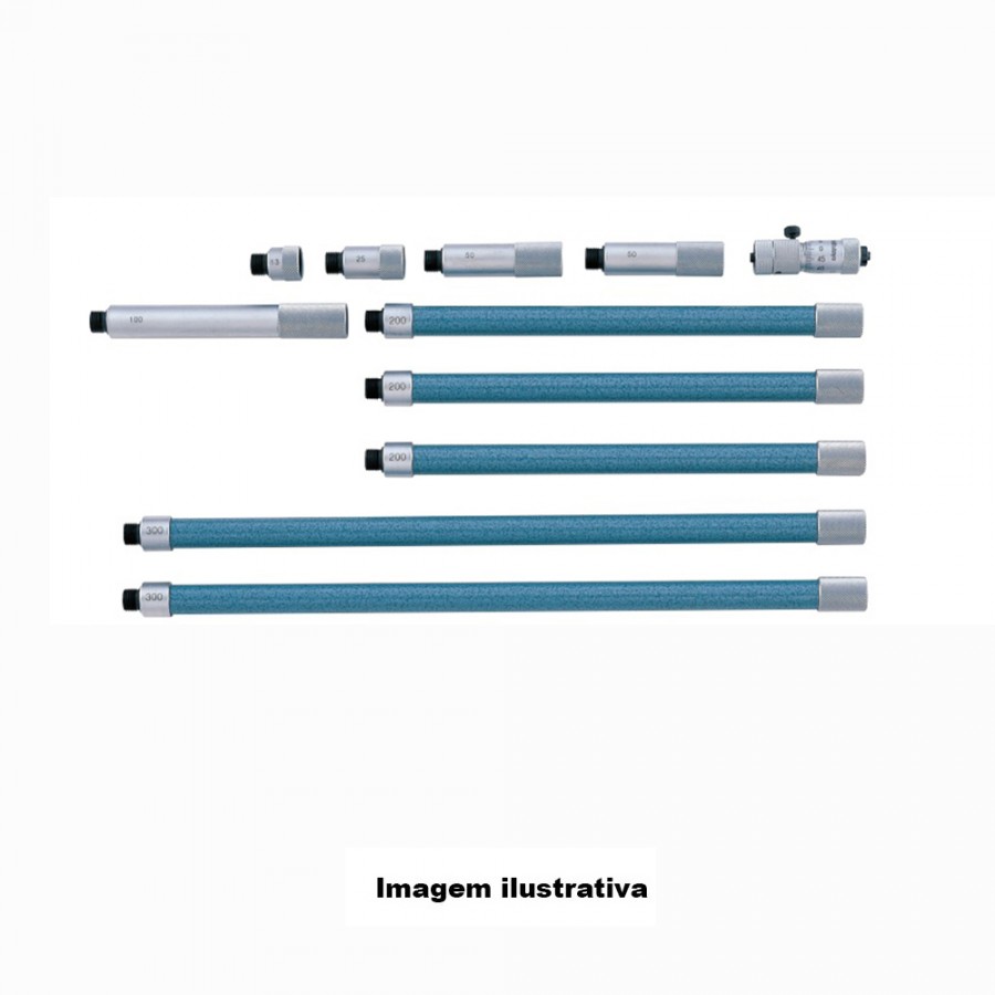 Micrómetro interno tubular Serie 137 - modelo con extensión de varilla - 137-205 