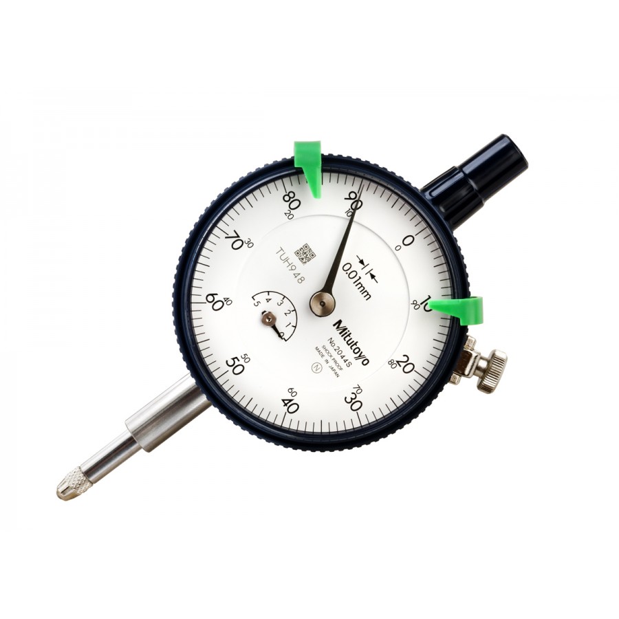 Reloj comparador estándar, tapa con oreja. Recorrido 5 mm / 0.01 mm - 2044S 