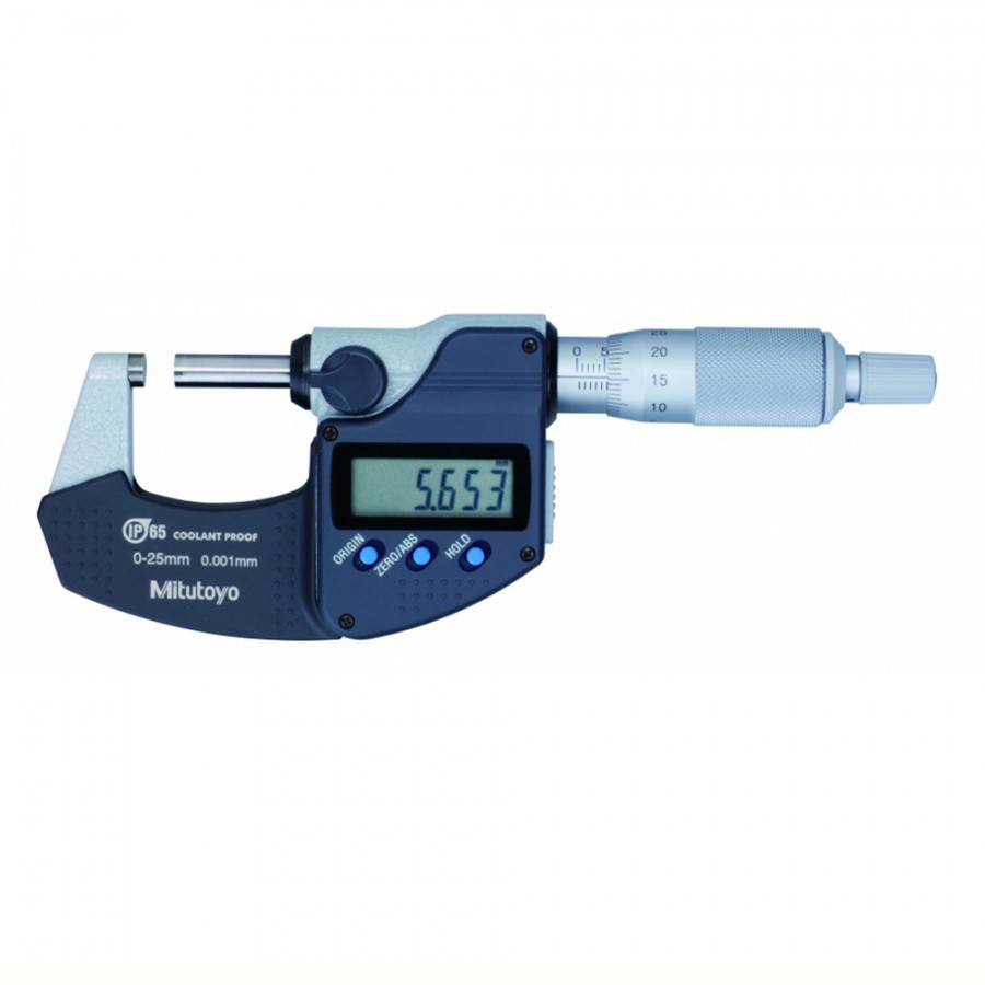 Micrómetro digital externo 0-25 mm 0,001 mm Con Salida de Datos y Protección IP65 293-230-30 