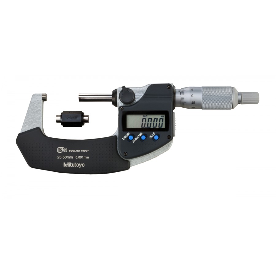 Micrómetro digital externo 25-50 mm 0,001 mm Con Salida de Datos y Protección IP65 293-231-30 