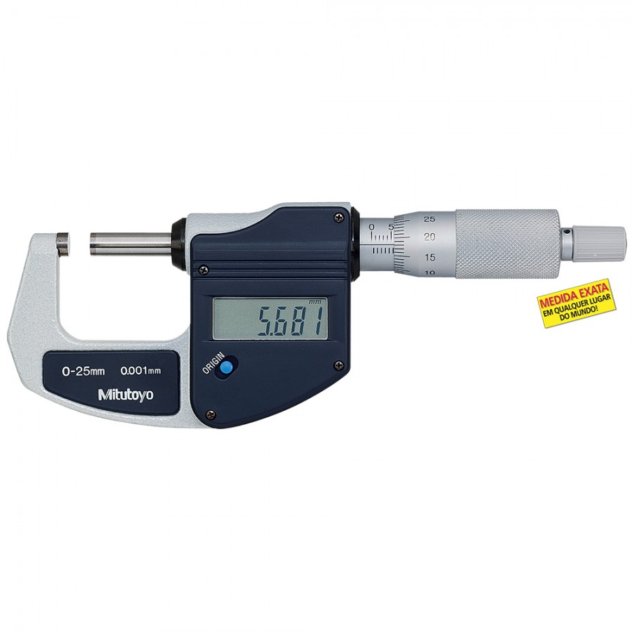 Micrómetro digital externo 0-25 mm 0,001 mm MDC Lite 293-821-30 
