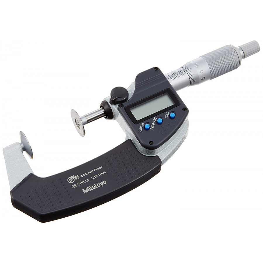 Micrómetro digital externo 25-50 mm 0.001 mm Tipo Disco 323-251-30 
