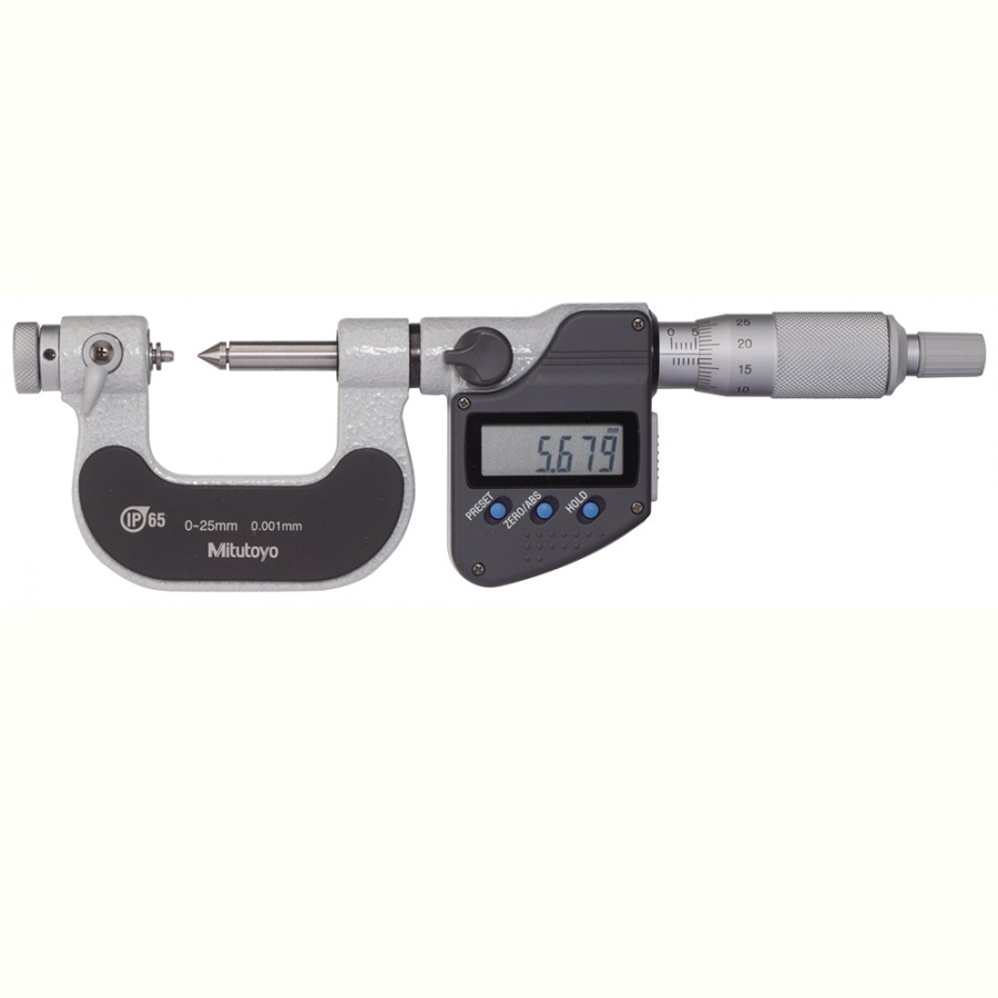 Micrómetro digital externo 0-25 mm 0,001 mm para Roscas 326-251-30 