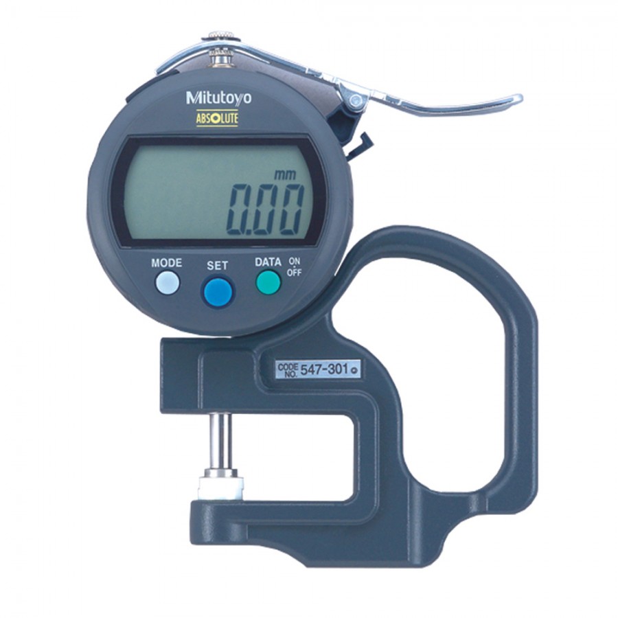 Medidor de Espesor Manual Digital 10 mm 0.01 mm Modelo estándar 547-301 