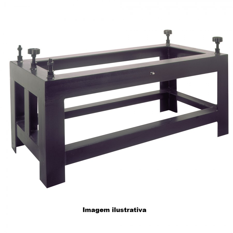 Base para mesa de hierro fundido de 600 x 370 x 880 mm 156-811  	