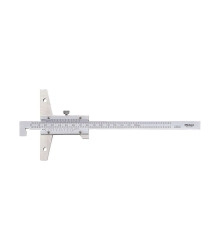 Calibre de Profundidad Vernier Mitutoyo 150 mm 0,05 mm con Punta Gancho 527-401