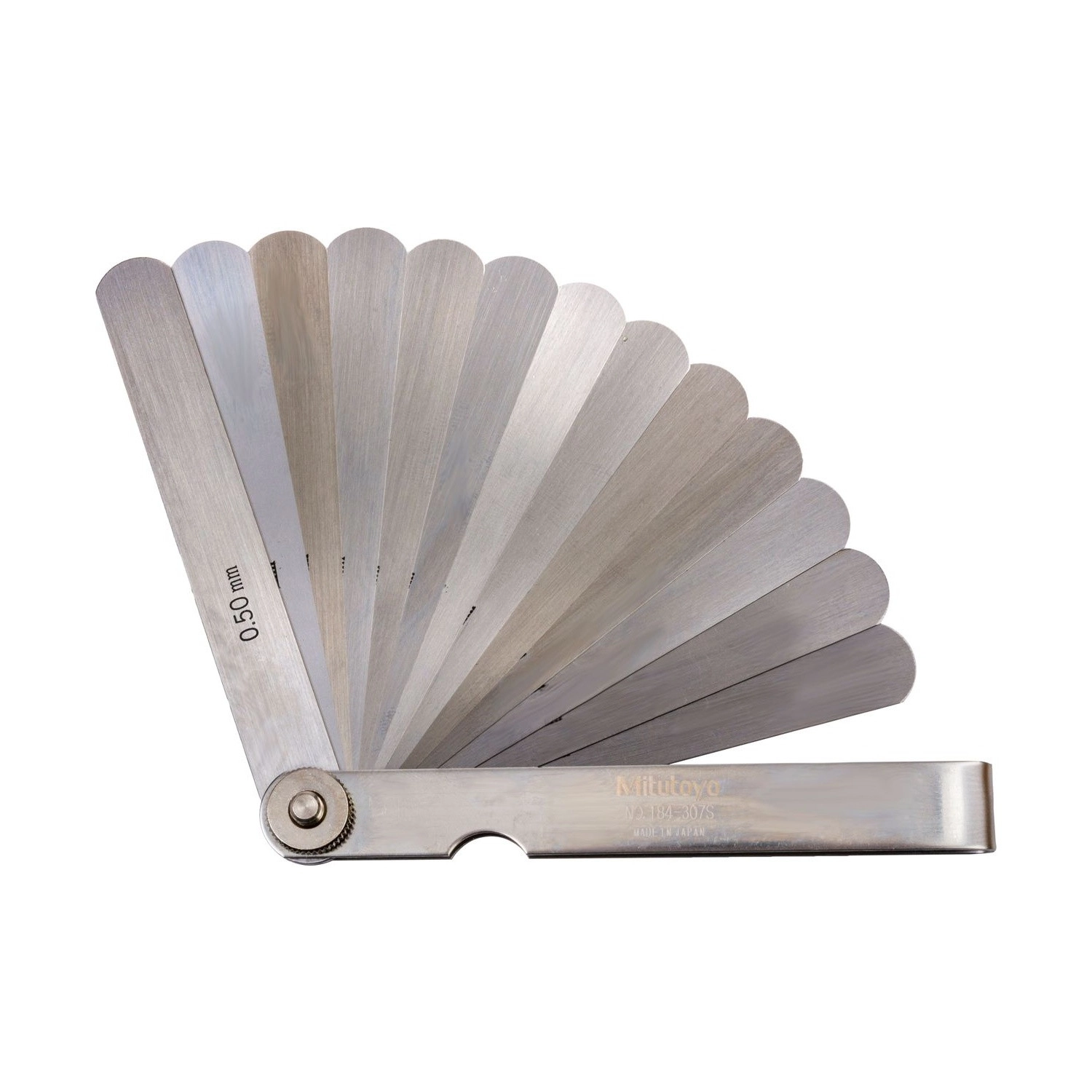Calibrador de Holgura 0,03-0,5mm 13 hojas - 184-307S - Mitutoyo Tienda Oficial | Producto Original