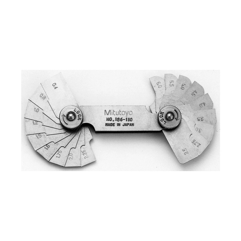 Calibrador de Radio 0,4-6mm - 186-110 - Mitutoyo Tienda Oficial | Producto Original