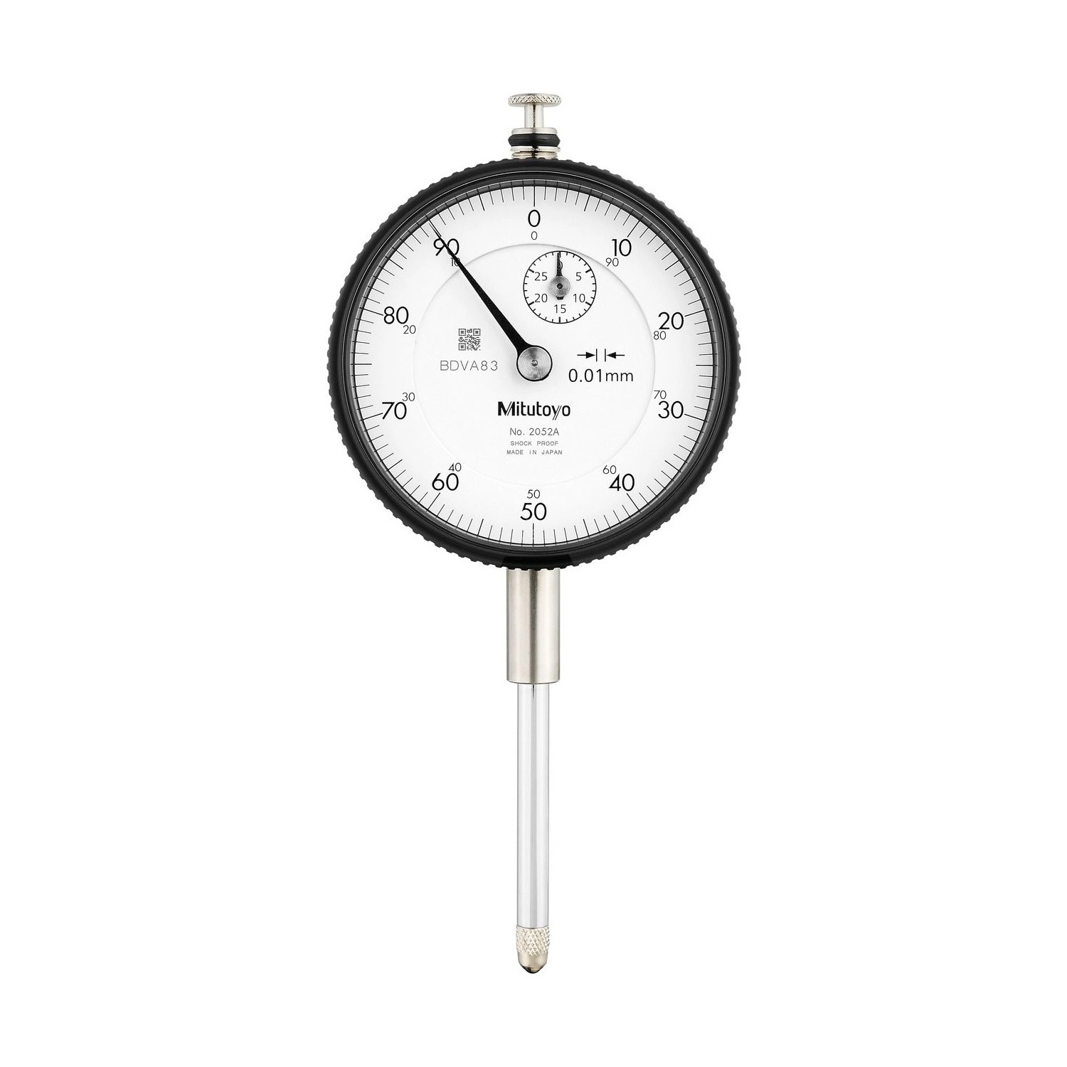 Reloj Comparador Alcance 30mm/0,01mm Antibloqueo con Tapa Trasera con Oreja Mitutoyo 2052A - Tienda Oficial | Producto Original