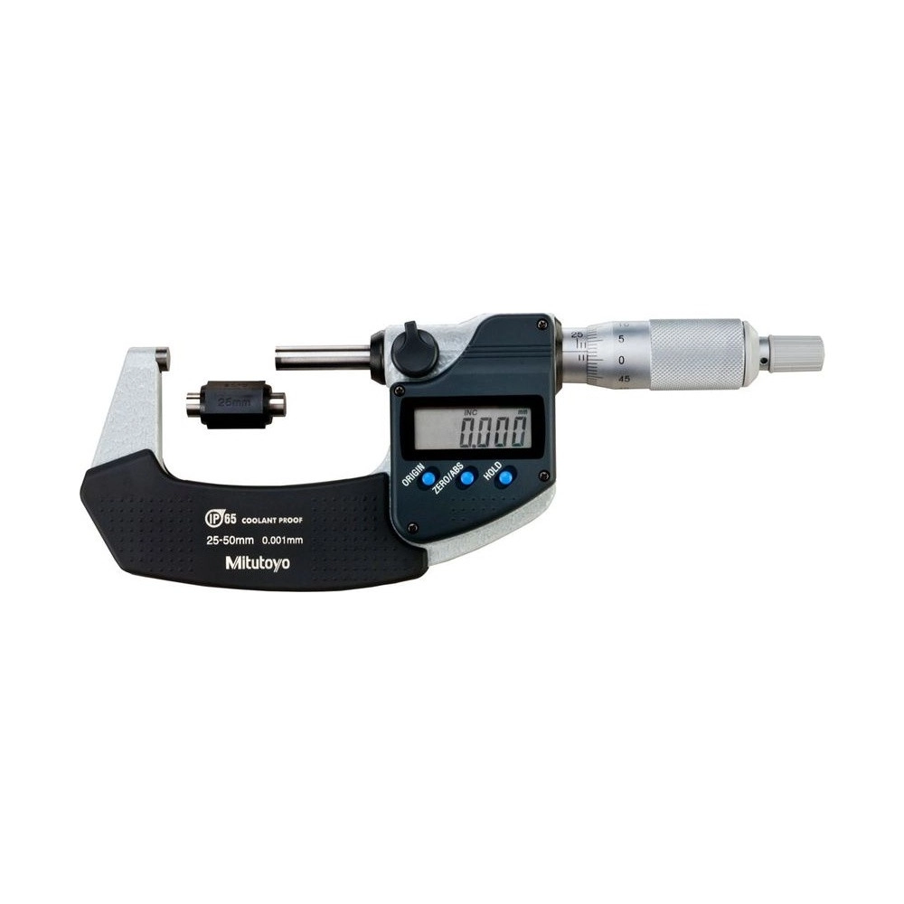 Micrómetro digital externo 25-50 mm 0.001 mm Sin Salida de Datos y Protección IP65 293-241-30 - Mitutoyo Tienda Oficial | Producto Original