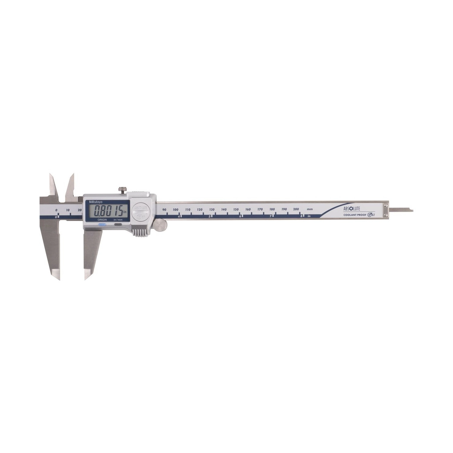 Calibre Digital Mitutoyo 200mm IP67 con Salida de Datos 500-763-20 - ABSOLUTE - Tienda Oficial | Producto Original