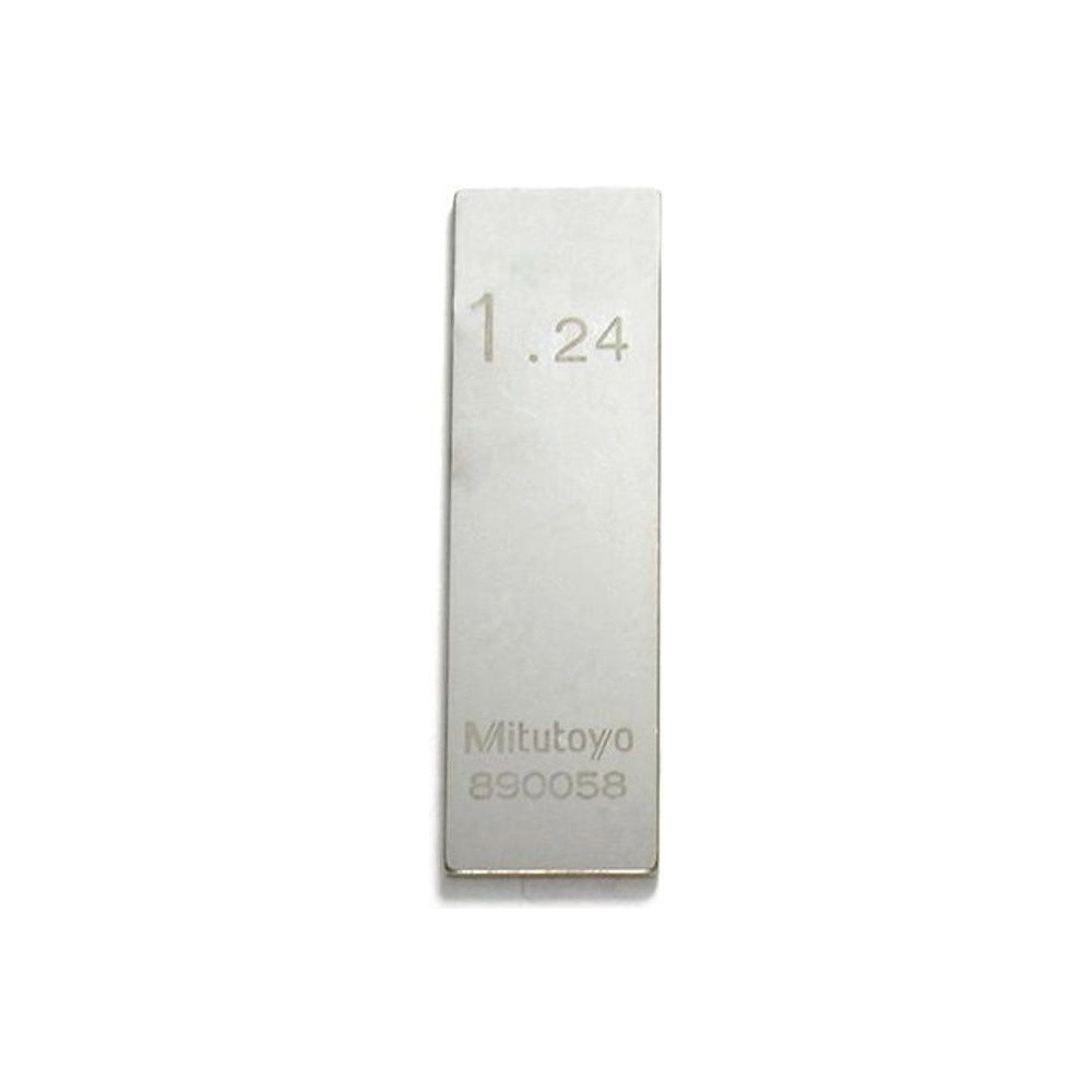 Bloques Patrón Individual 1,24mm En Acero - Clase 0 - 611584-021 - Mitutoyo Tienda Oficial | Producto Original