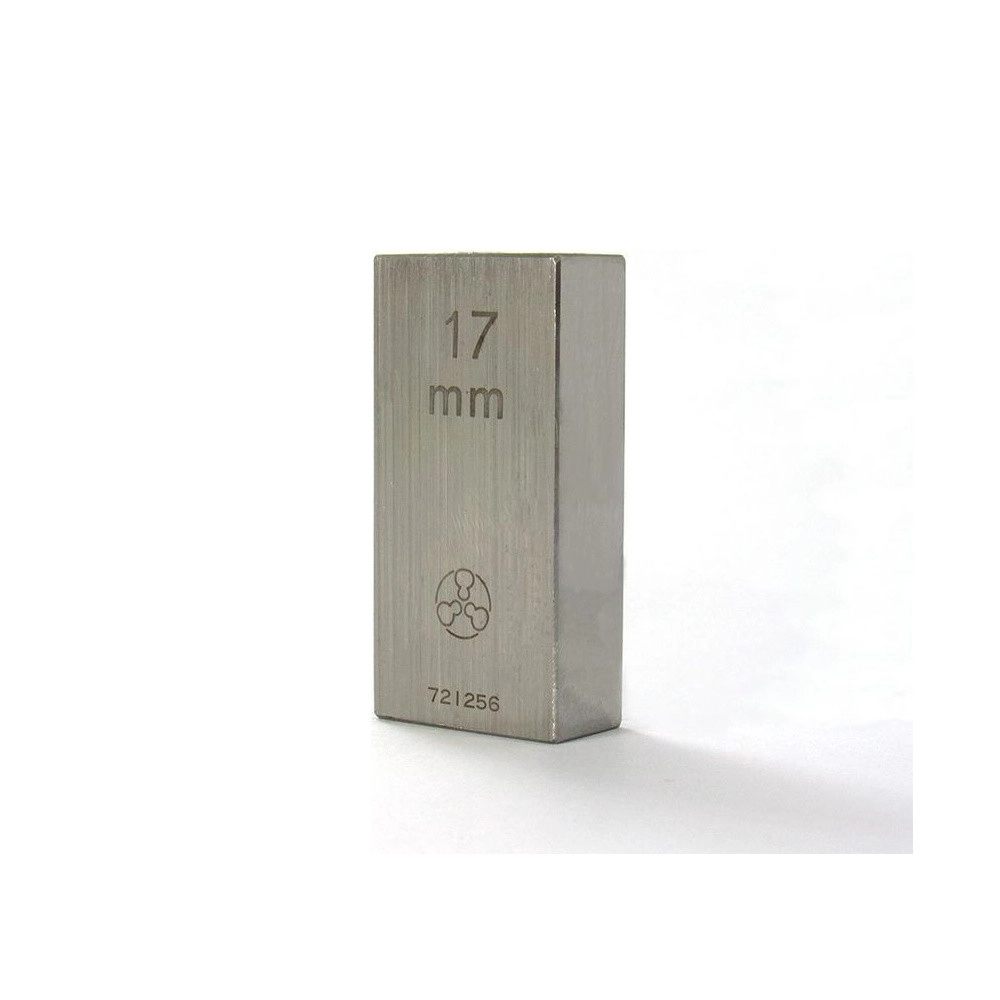 Bloques Patrón Individual 17,00mm En Acero - Clase 0 - 611627-021 - Mitutoyo Tienda Oficial | Producto Original