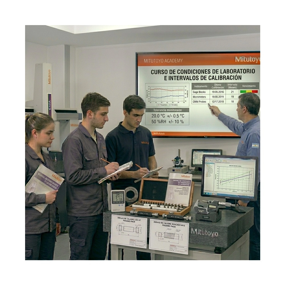 Curso de Condiciones de Laboratorio e Intervalos de Calibración (VIRTUAL) - Mitutoyo Tienda Oficial | Producto Original