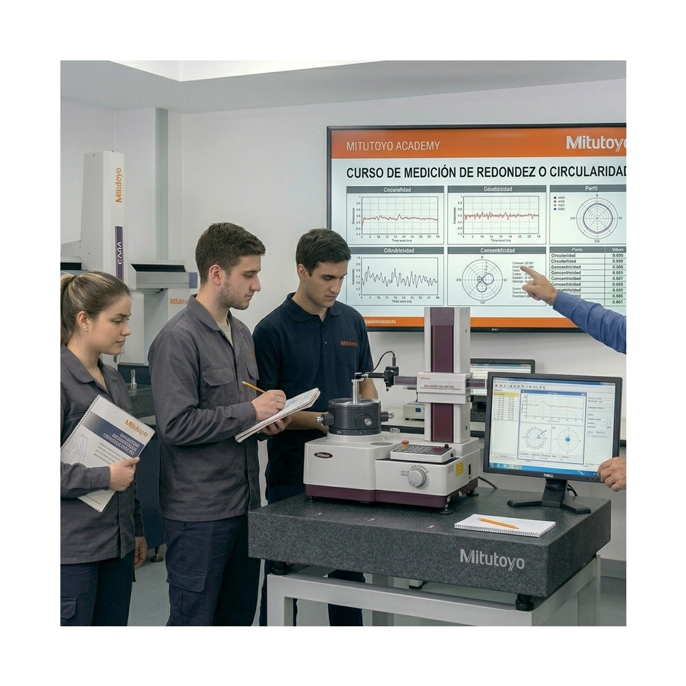 Curso de Medición de Redondez o Circularidad (VIRTUAL) - Mitutoyo Tienda Oficial | Producto Original