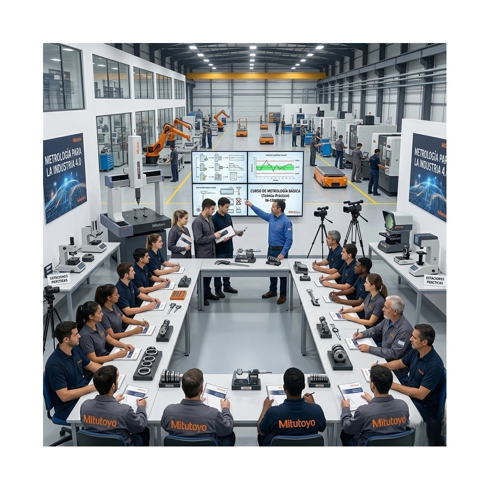 Curso de Metrología Básica (Teórico-Practico) IN-COMPANY - Mitutoyo Tienda Oficial | Producto Original