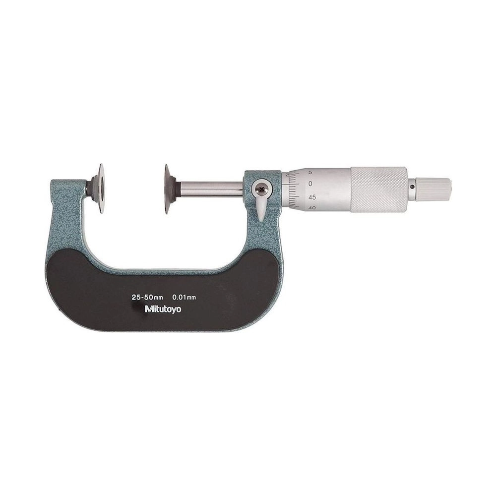 Micrómetro externo 25-50 mm 0.01 mm Tipo Disco 123-102 - Mitutoyo Tienda Oficial | Producto Original