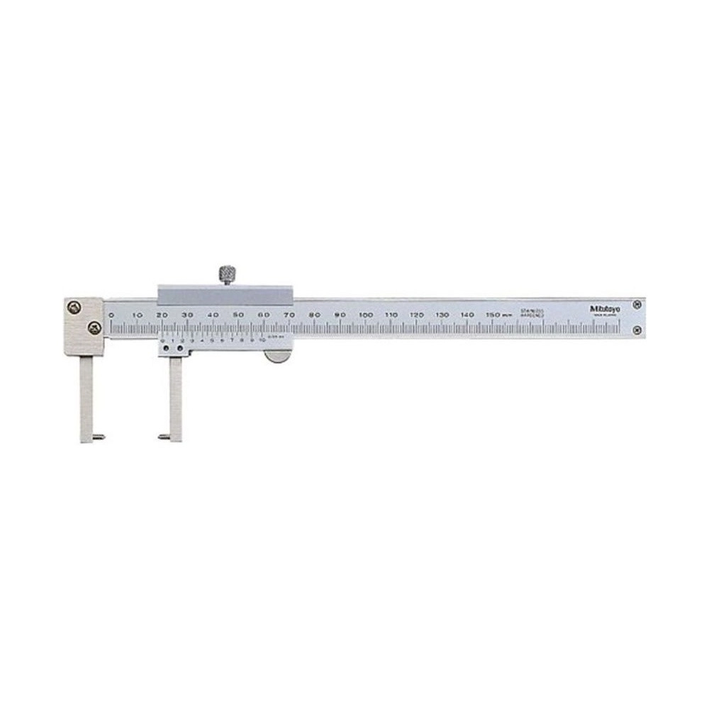 Calibre Vernier Mitutoyo 150 mm 0,05 mm con Puntas Cilíndricas para Canales 536-152 - Tienda Oficial | Producto Original