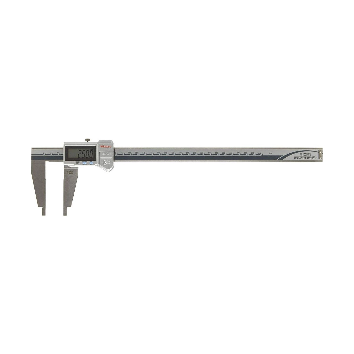 Calibre Digital ABSOLUTE Mitutoyo 300 mm 0,01 mm con Puntas Redondeadas 550-331-20 IP67 - Tienda Oficial | Producto Original
