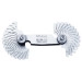 Peine de Rosca 0,4-7mm 18 hojas - 188-121 - Mitutoyo Tienda Oficial | Producto Original
